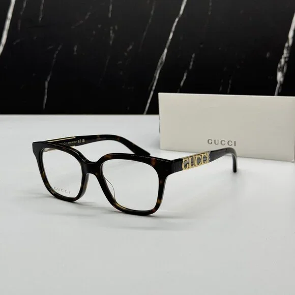 NEW GUCCI GG1192O 002 HAVANA WOMEN EYEGLASSES GUCCI - Picture 2 of 10